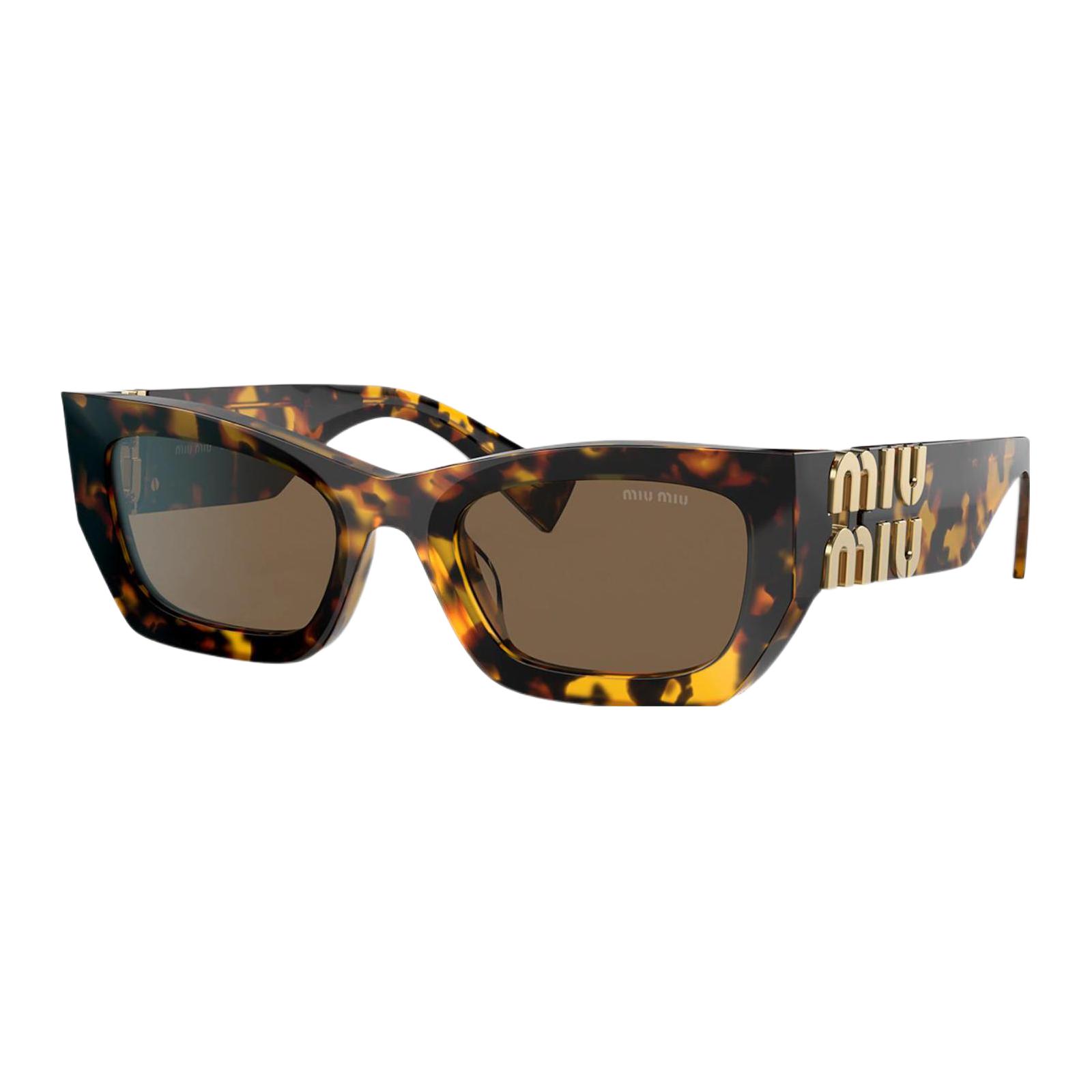 

Miu Miu Square Sunglasses Women sunglasses Black SMU09W-EVAU-FE06B-C-053 Eyeglass Case/Pouch+Box