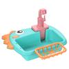 Kids' Electric Dinosaur Dishwasher & Fishing Toy - 2-in-1 Kitchen Play Set