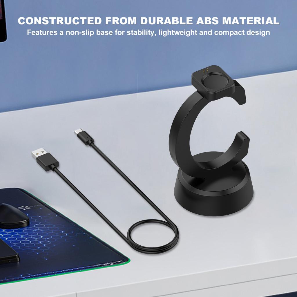 For Huami Amazfit T-REX3 Pro USB Charging Dock Adapter Lihgtweight Watch Charger Magnetic Charging Cable for Home Office Use