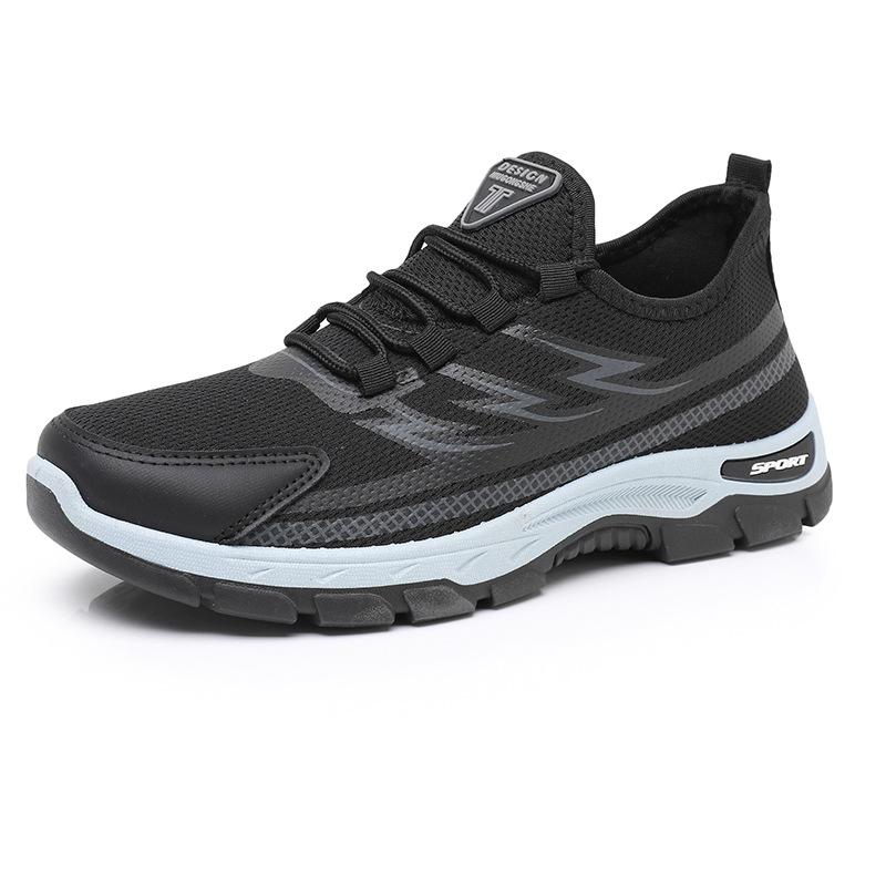 

Женская обувь для ходьбы для среднего и пожилого возраста, дышащая повседневная обувь, обувь на одной педали, с мягкой подошвой, удобная и нескользящая 40