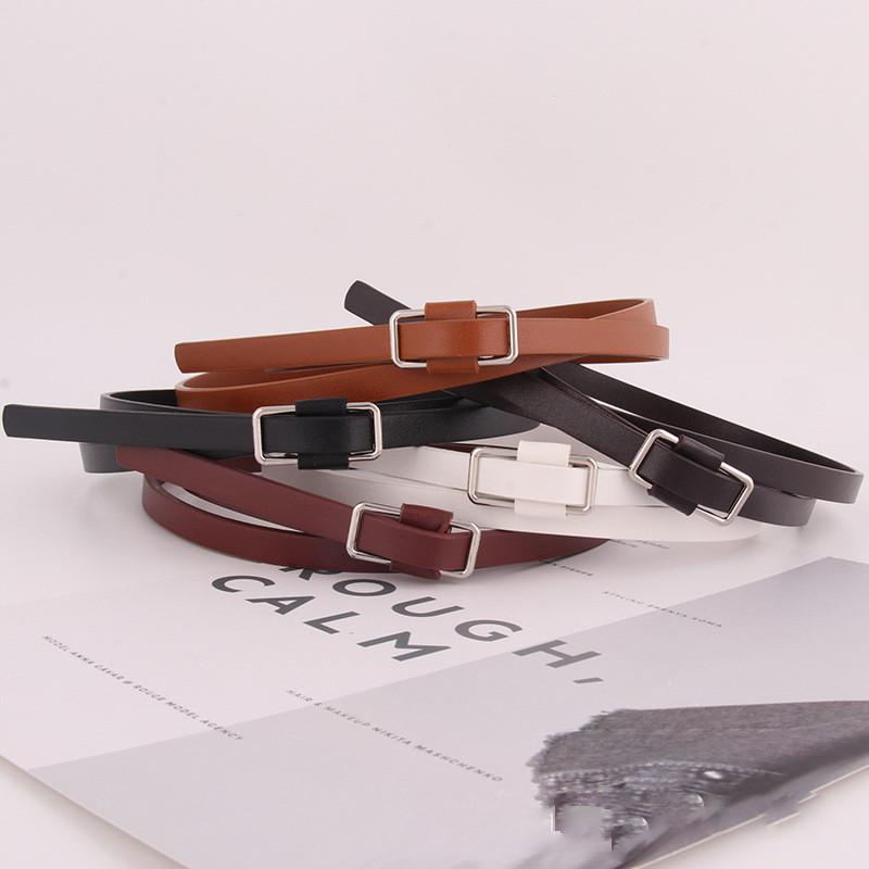 Slim Korean Version Waistband Women Fashionable Knot Decoration Cinching Dresses