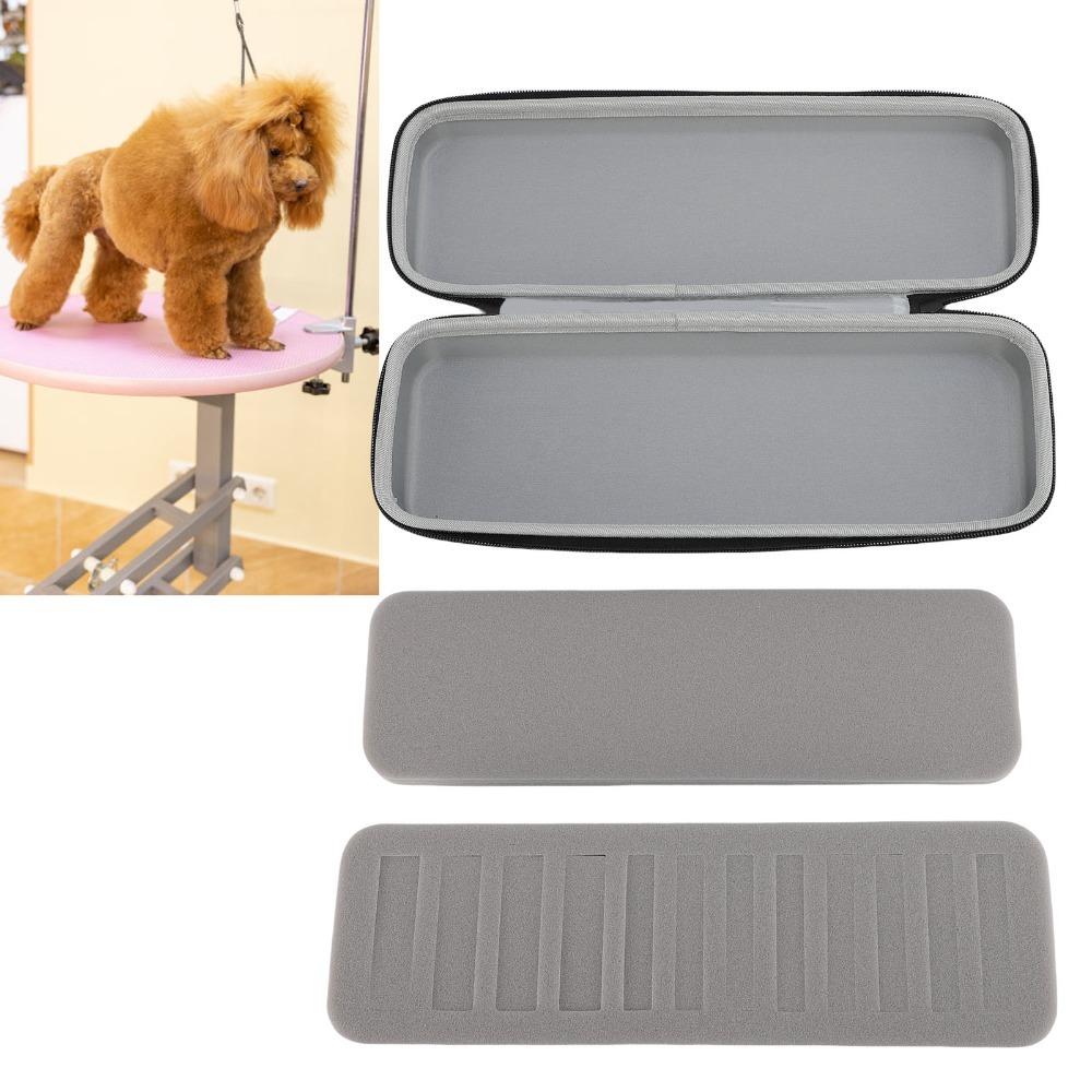 Hard EVA Hair Clipper Guard Blades Holder Case Holds 12 Blades Clipper Blade Case for Andis Barber Stylist