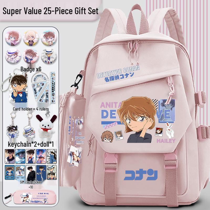Detective Conan x Kaito Kid Large Capacity Backpack for Students