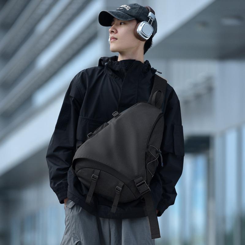 Trendy Crossbody Bag, Stylish and Retro, Large Capacity, Casual Workwear, Student Bag