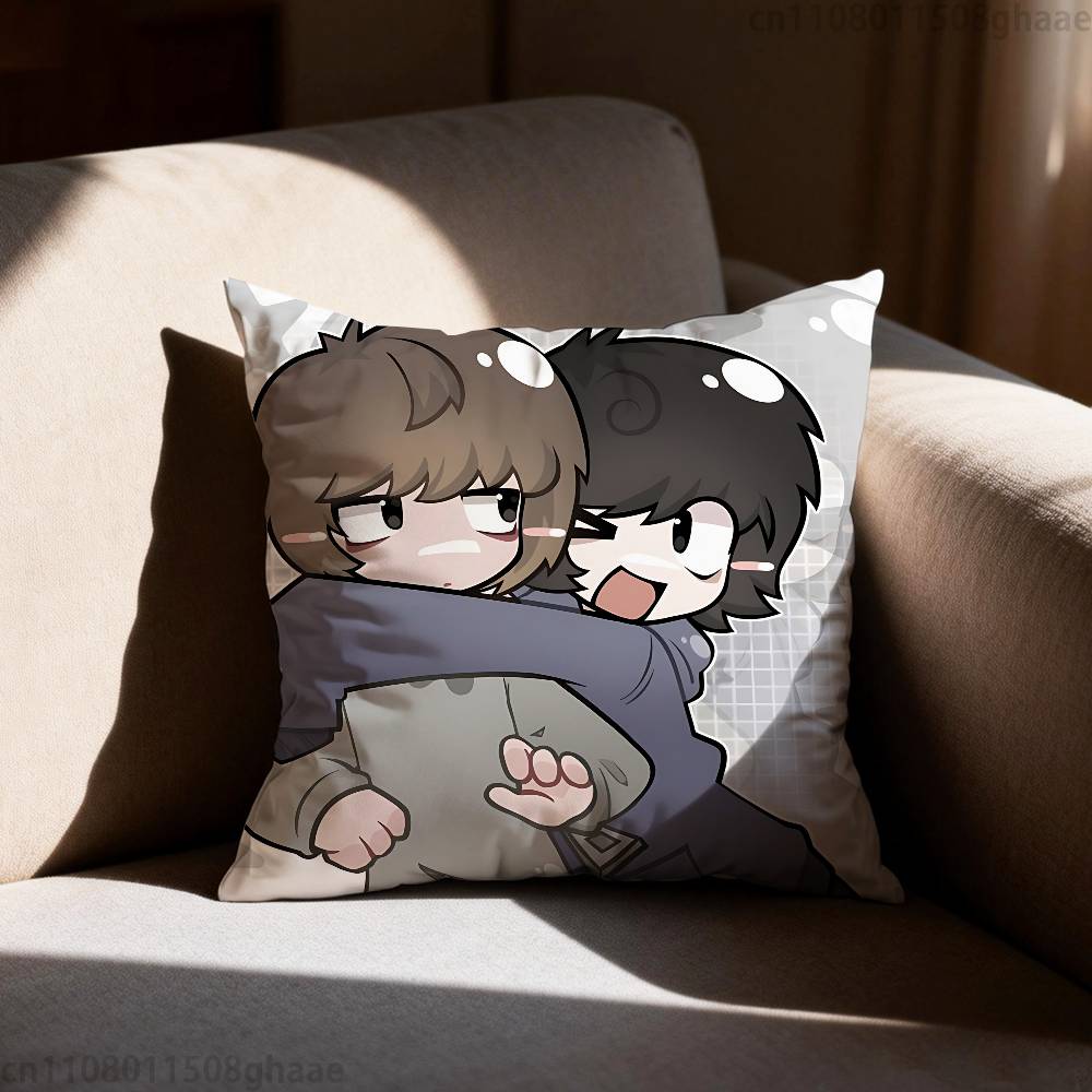 Will Mike Onewheatmark Pillow Case Sofa Living Room Bedroom Headboard Backrest Cushion Square Cushion Nap Time 30cmx30cm