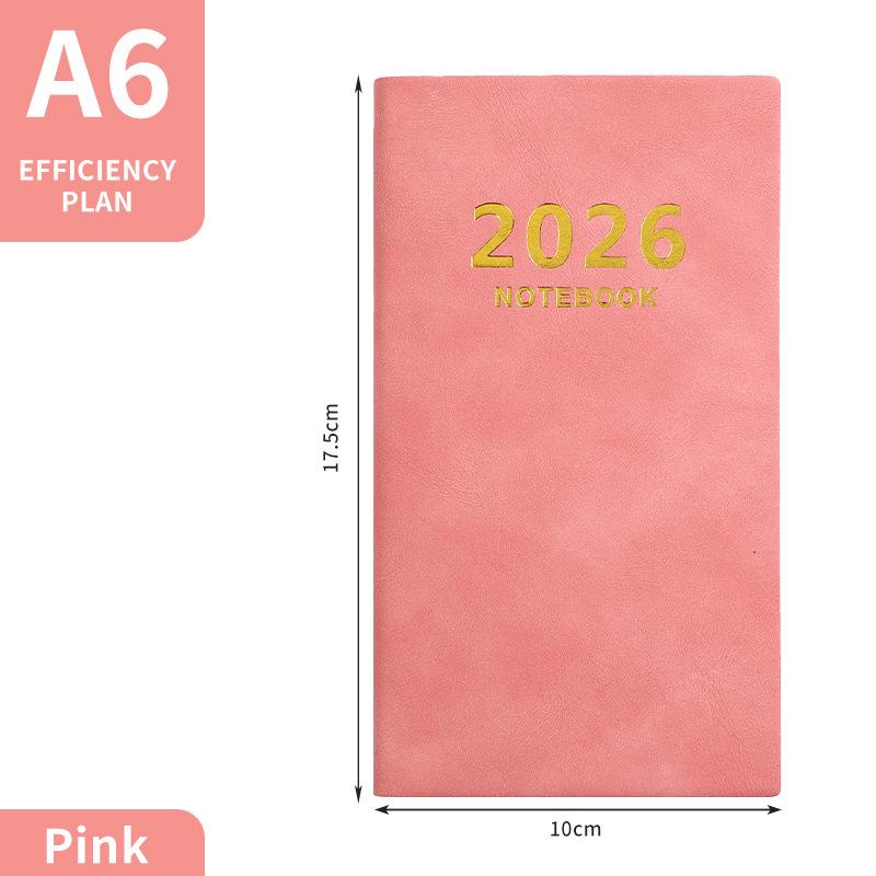 Globaler 2026 Tagesplaner: 365-Tage-Planer & Selbstdisziplin-Check-in-Notizbuch