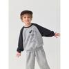 Mark Jenny Boys' Happy Puppy Color Block Sweatshirt Baby Pullover 2026 Spring New Style 551129
