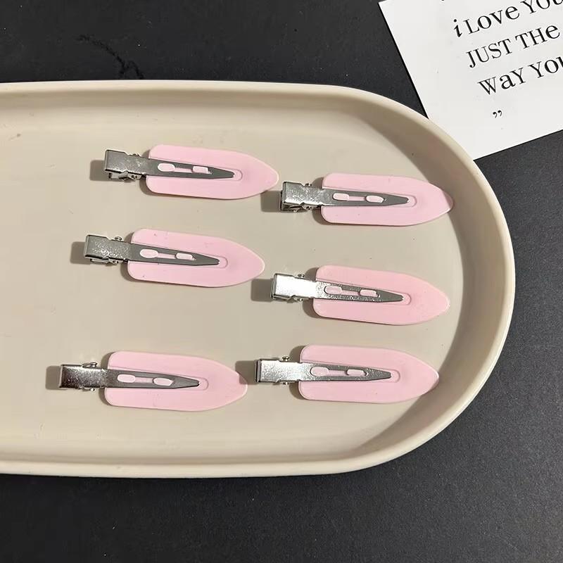 6 pièces/ensemble Épingles à cheveux simples sans couture pour coiffure Femmes Coréennes Carotte Géométrique Barrettes Pince à cheveux latérale Filles Accessoires pour cheveux Couvre-chef