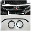 Central Control AC Air Conditioning Warning Light Lamp Strip Cover Trim ABS Accessories For Kia Forte / Cerato / K3  -