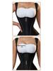 15-Bone Latex Waist Cincher: Shape & Flatten Abdomen, Wearable Outside, Retro Style