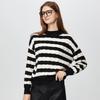 Shetu Women's Winter Striped Pullover Sweater