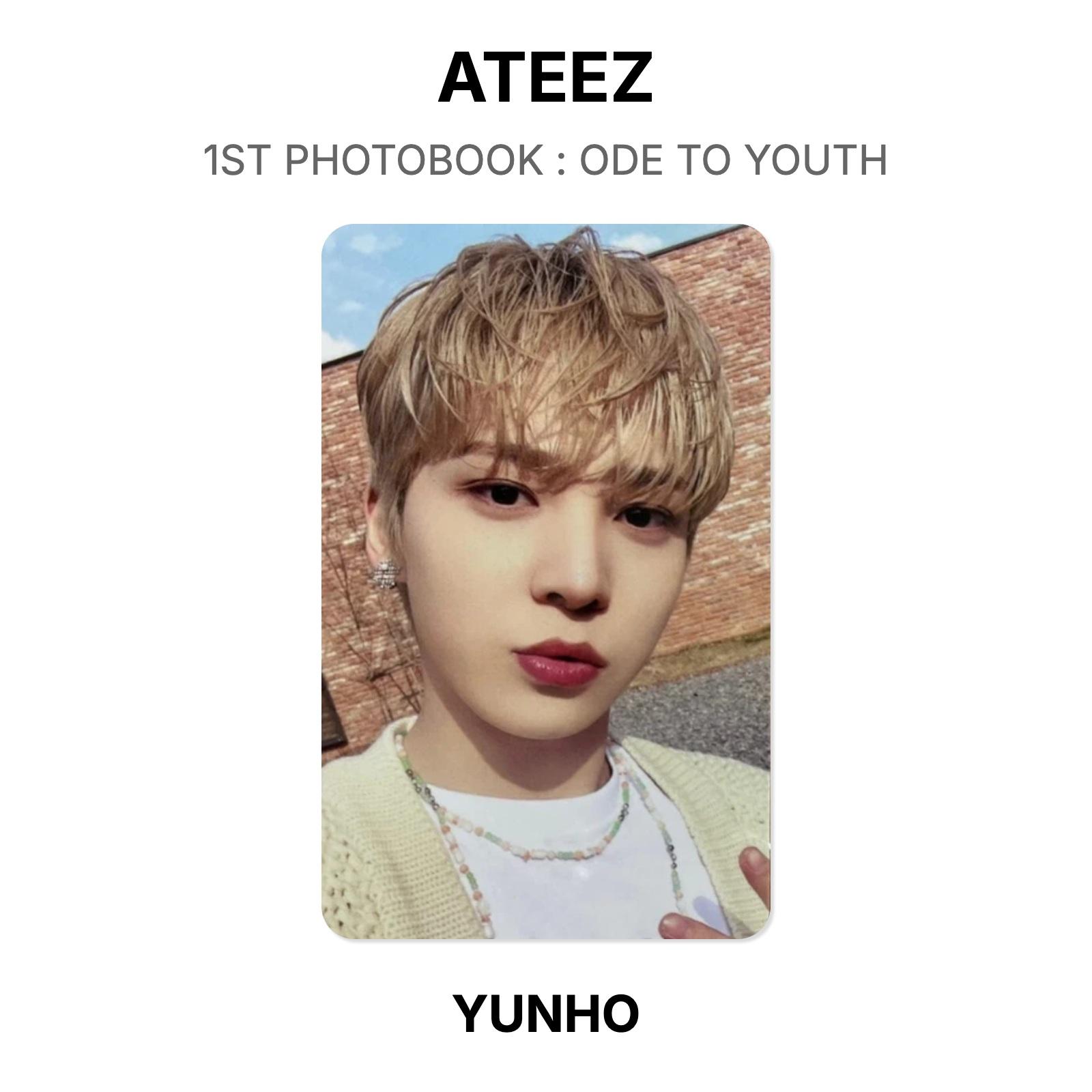 ATEEZ 1-й фотоальбом : ОДА ЮНОСТИ Официальная фотокарточка YUNHO