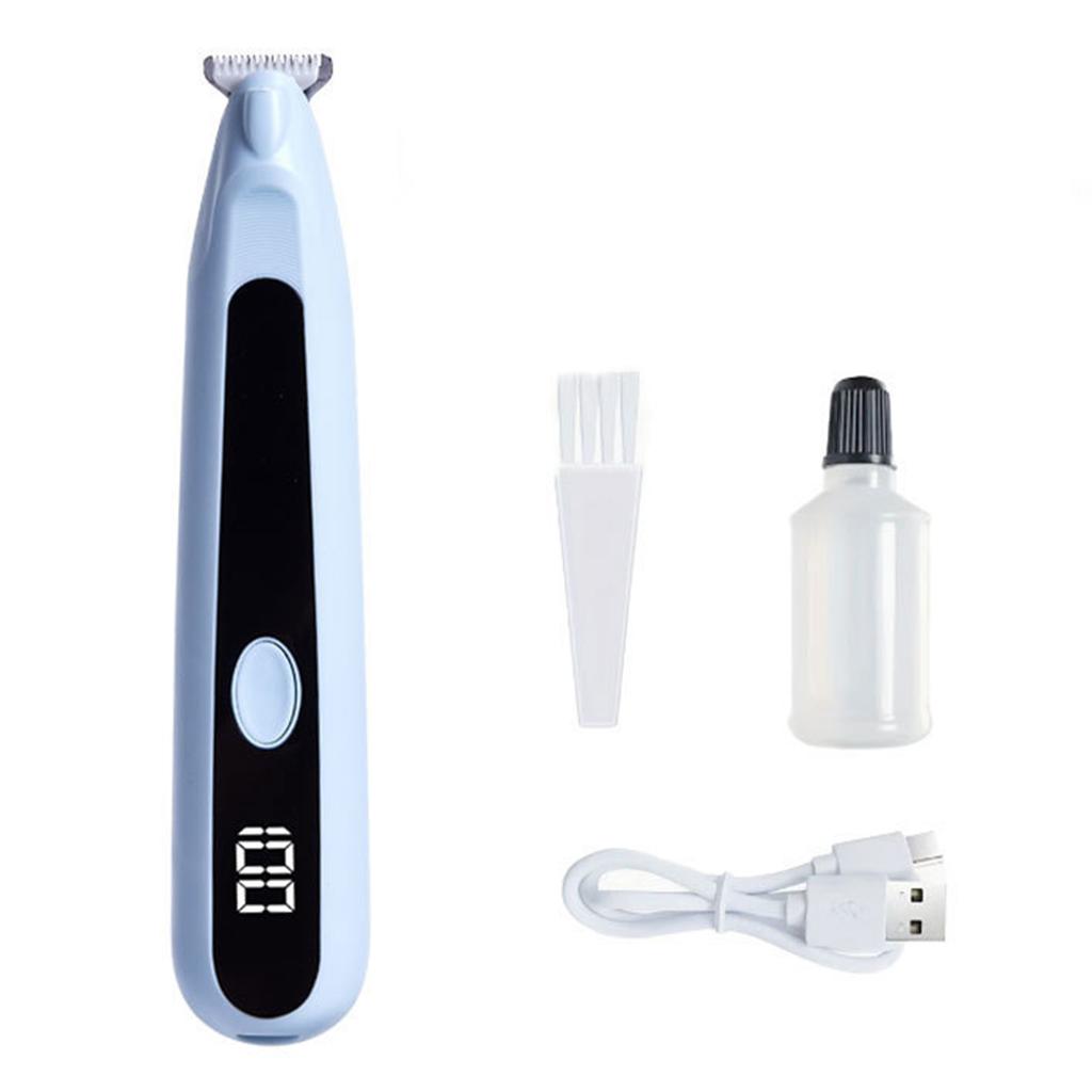 Pet Paw Trimmer Cordless Dog Foot Hair Shaver USB Rechargeable Ultra-Quiet Operation Calming Pets During Grooming Sessions