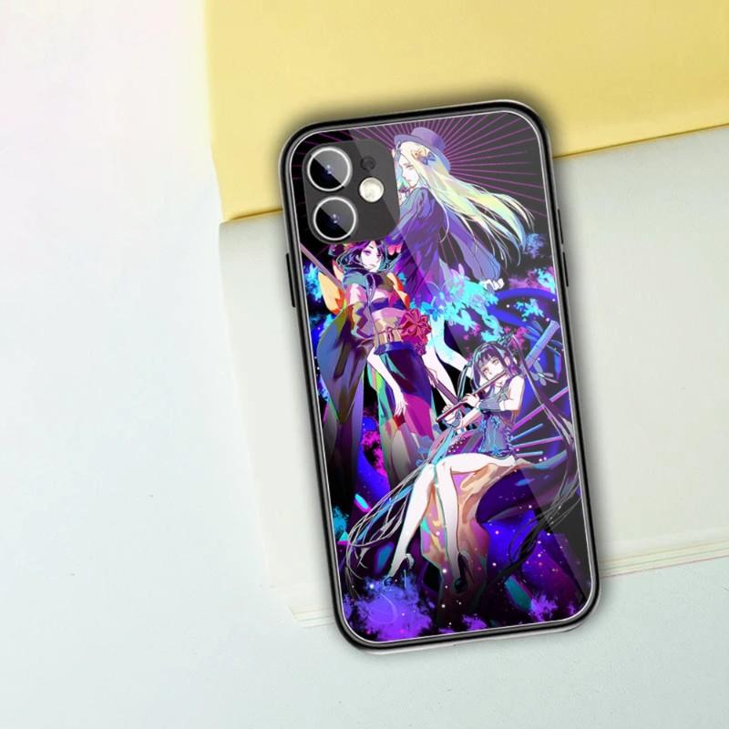 Husă pentru telefon drăguț străin Yang Guifei pentru iPhone 14 13 12 11 XS X 8 7 6 Plus Mini Pro Max SE 2022 Husă neagră pentru telefon din sticlă TPU