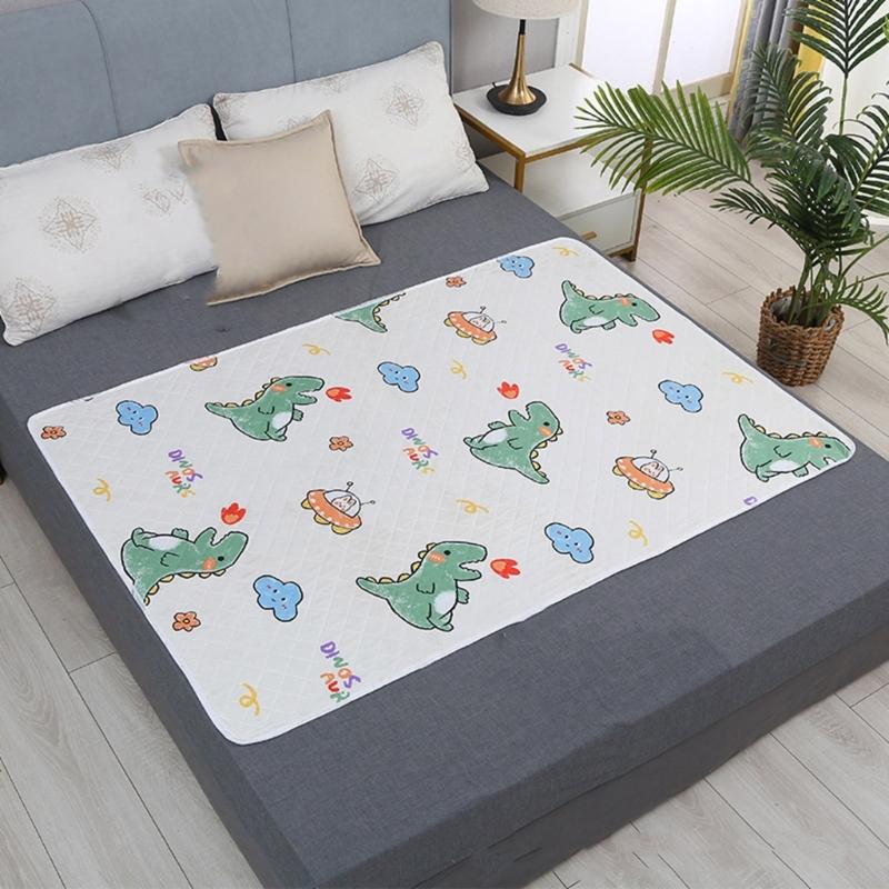 Multiplepurpose Waterproof Pad For Bed Sofas Machine Washable Cotton Layer Bed Sheets Protector Multiple Layer Design
