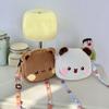 Cute plush bear shoulder bag new soft cute doll mini bag Japanese change messenger bag