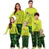 Parent-child Christmas Print Home Suit Long-sleeved Top And Pants