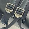 Burberry 8021908 ML JETT Zaino Horseferry Tela rivestita Nero/Bianco