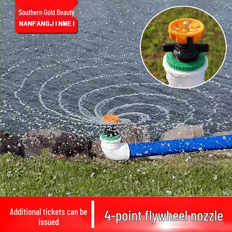 Plastic Open-Flow Sprinkler Head for Garden and Agricultural Irrigation