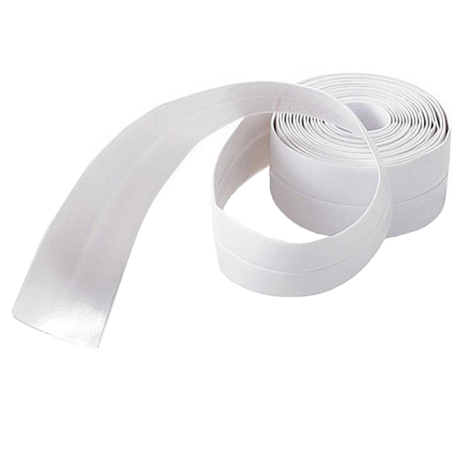 

Лента для герметизации стен Водонепроницаемая клейкая лента Кухня Ванная комната One Size белый