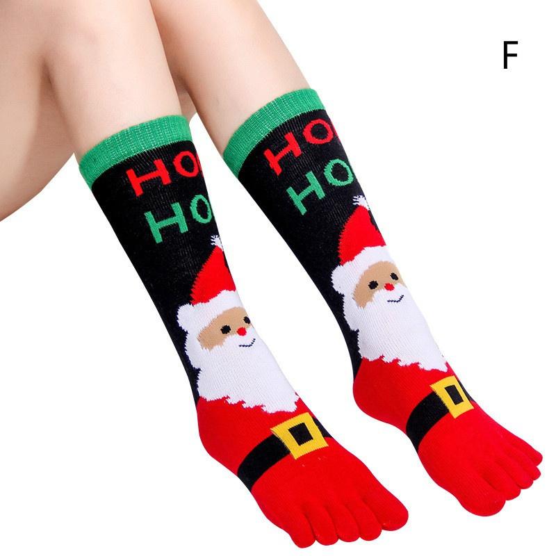 Christmas Five Finger Socks Christmas Decorations for Home Xmas Gifts Cristmas Decoration New Year Harajuku Socks