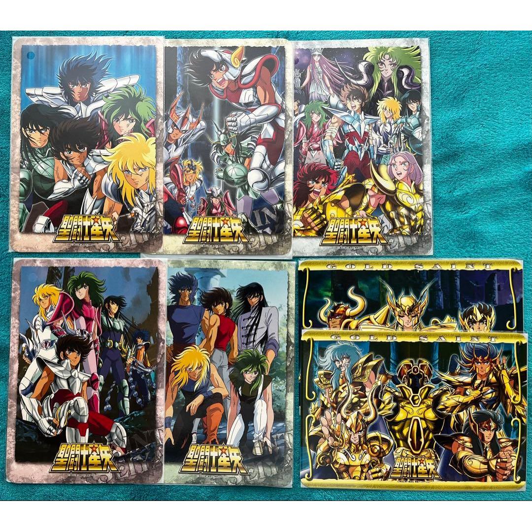 Used [Free Shipping] BANDAI Patdas Saint Seiya Mouse Pad Collection 7 Pieces