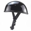 M/L/XL Vintage Motorcycle Cruiser Helmet Half Face German Helmet Motorcycle Helmet Bright Black Car-styling DOT