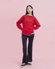 OWURA Asymmetrical Sweatshirt_Red