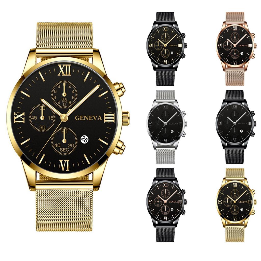 Men's Waterproof Luminous Running Alarm Clock Watch