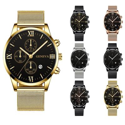Men's Waterproof Luminous Running Alarm Clock Watch