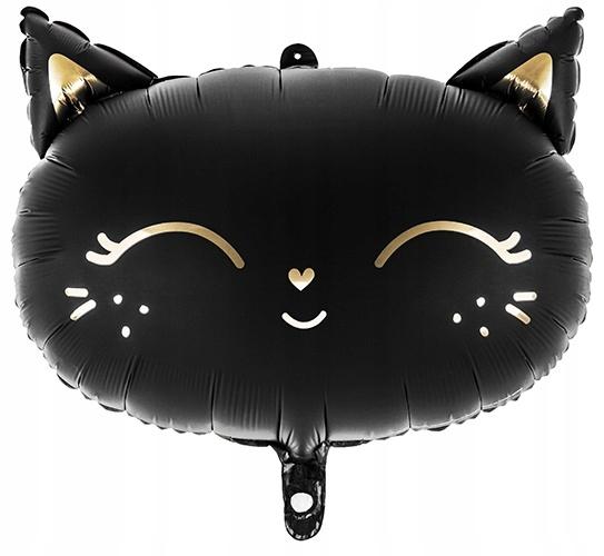 Balon Foliowy Kotek, 48X36Cm, Czarny