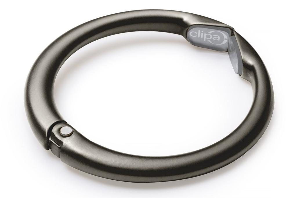 Clipa 2 Matte Hematite Purse Hanger 2016 [Parallel Import]
