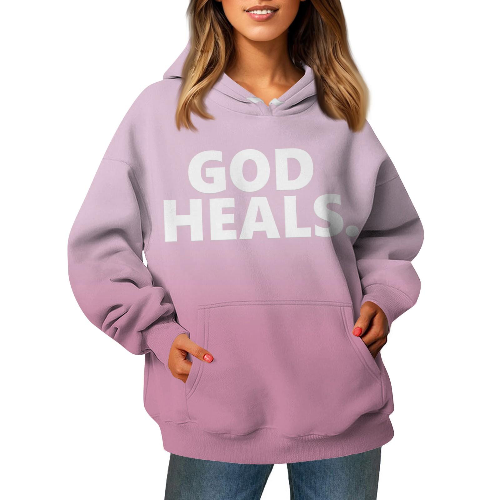 

Женская модная повседневная толстовка с длинным рукавом и круглым вырезом XL розовый