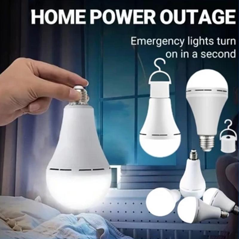 9W 15W Notlicht Glühbirne Tragbare Wiederaufladbare Beleuchtung Glühbirne Mit Haken E27 LED Energiesparlampen Für Camping Nachtfischen