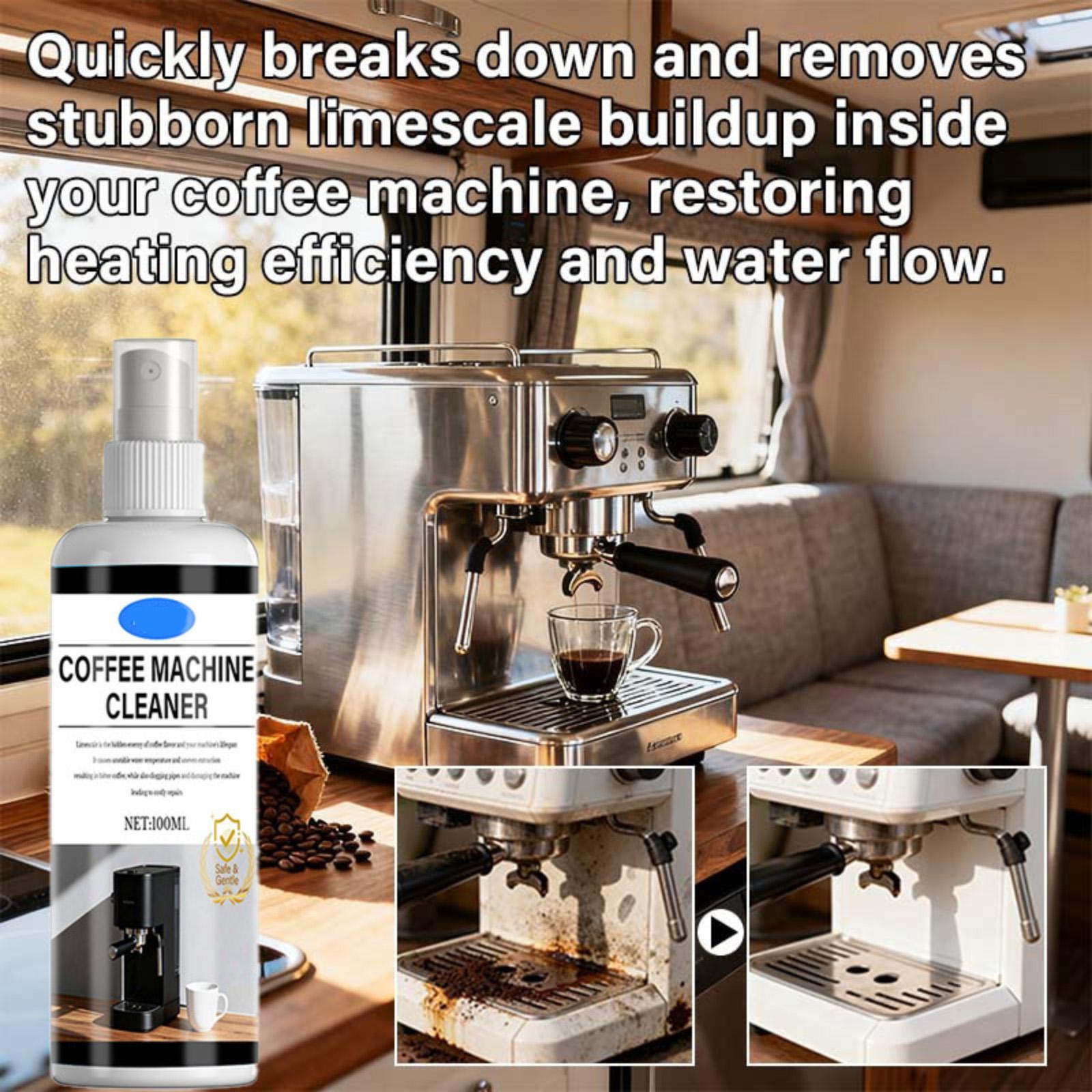

100ml Coffee Machine Cleaner RV Coffee Machine Descaling Filter Dirt Cleaner One Size