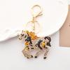  Horse Pony Keychain Women Men Animal   Keyring Bag Pendant For Car Jewelry  Year Gift