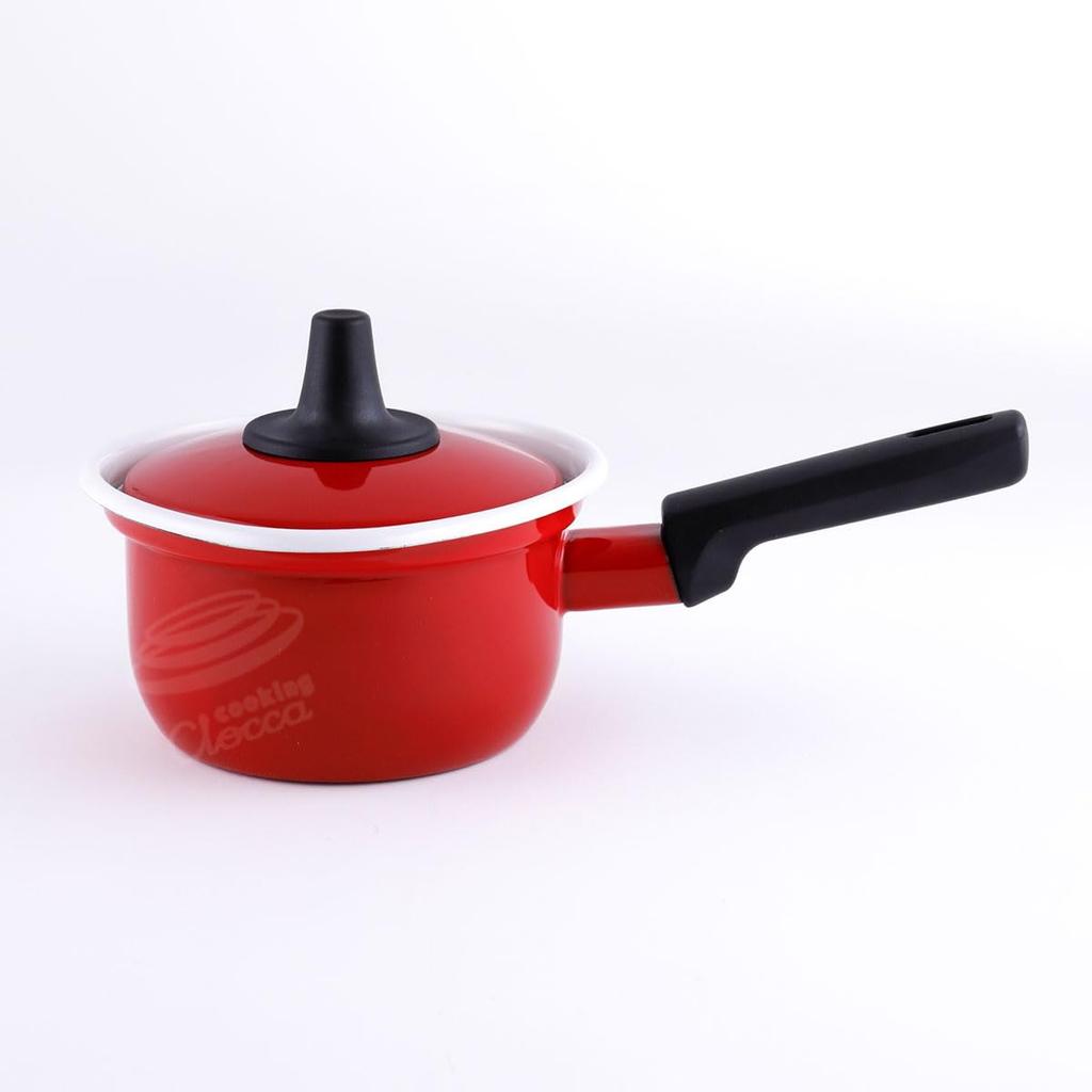 Fuji Enamel Memories Pot (Red, 14cm)