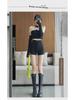2023 Winter Velvet High Waist Black Slim Shorts - Women's Trendy All-Match Boots Outerwear.