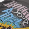 Luminous Skull Print Hot Stamping, Water Washing, Hole Breaking, Making Old Short Sleeved T-shirt for Men and Women