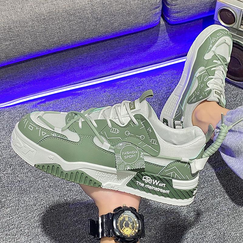 Board Shoes Men's Trendy Brand Shoes Men's Shoes Summer New Guochao Men's Casual Cloth Shoes Men's Breathable Versatile Sports Shoes