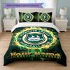 Plymouth Argyle FC Custom Name Text Bedding Set 1 Duvet Cover+2 Pillowcases Soccer Logo Personalized Gift For Special Occasion Bedroom Decor