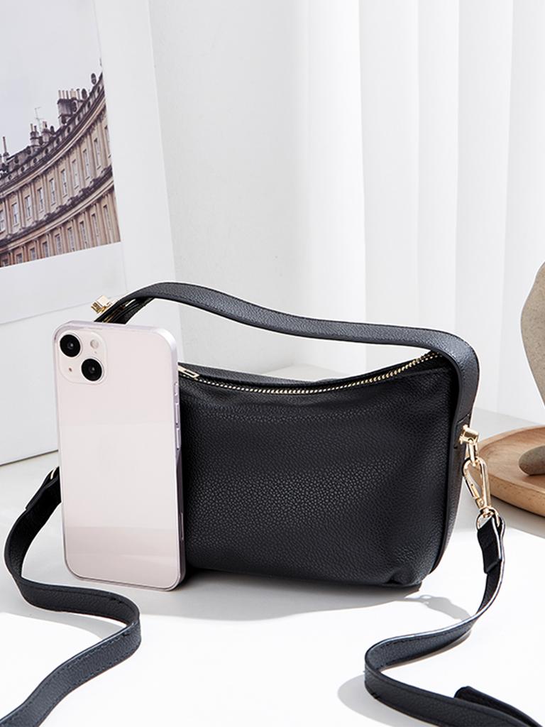 New Minimalist and Trendy Hand-held Single Shoulder Small Square Bag Suitable for Daily Commuting and Friend Gatherings