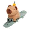 Cute Capybara Snap Bracelet Plush Toy - Creative Slap Band Doll Gift