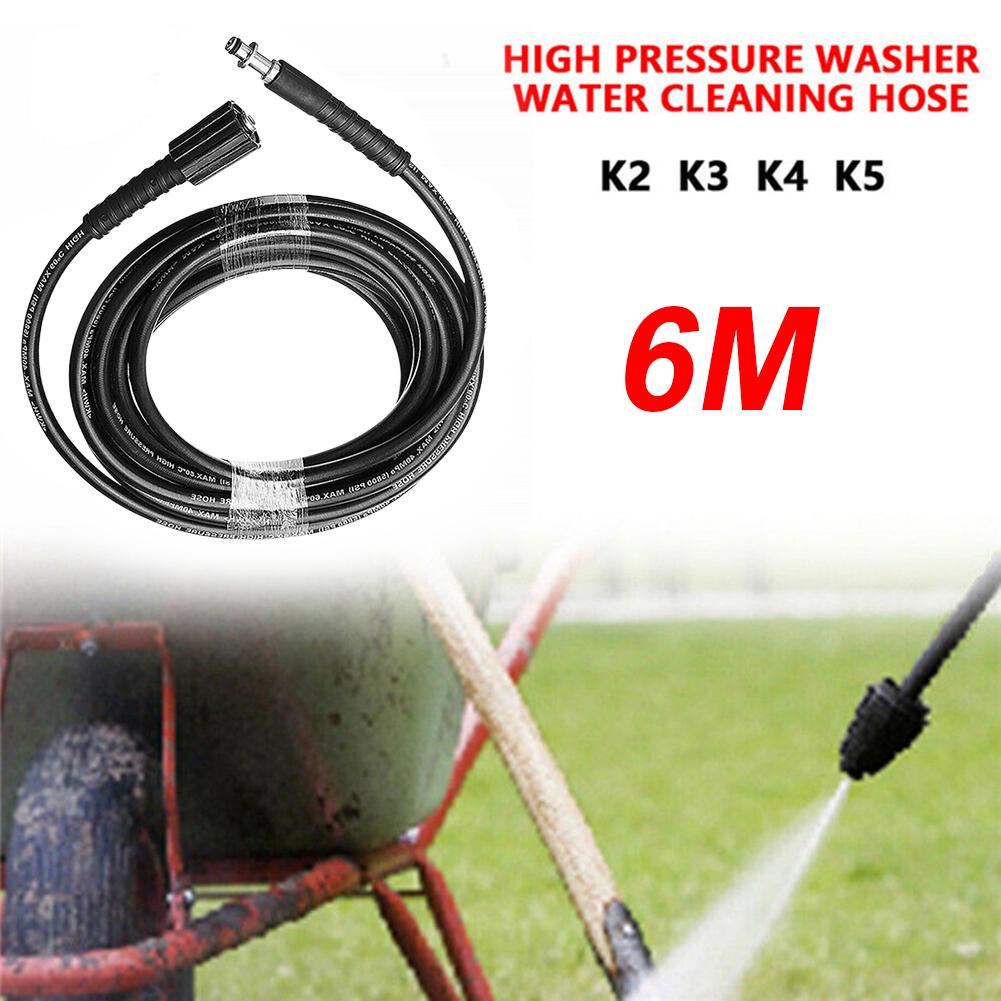 

6-15M шланг для мойки высокого давления, труба, шнур для мойки, очистка воды, 5800 фунтов на квадратный дюйм, удлинительный шланг, соединитель для мойки Karcher K2 K3 K4 K5