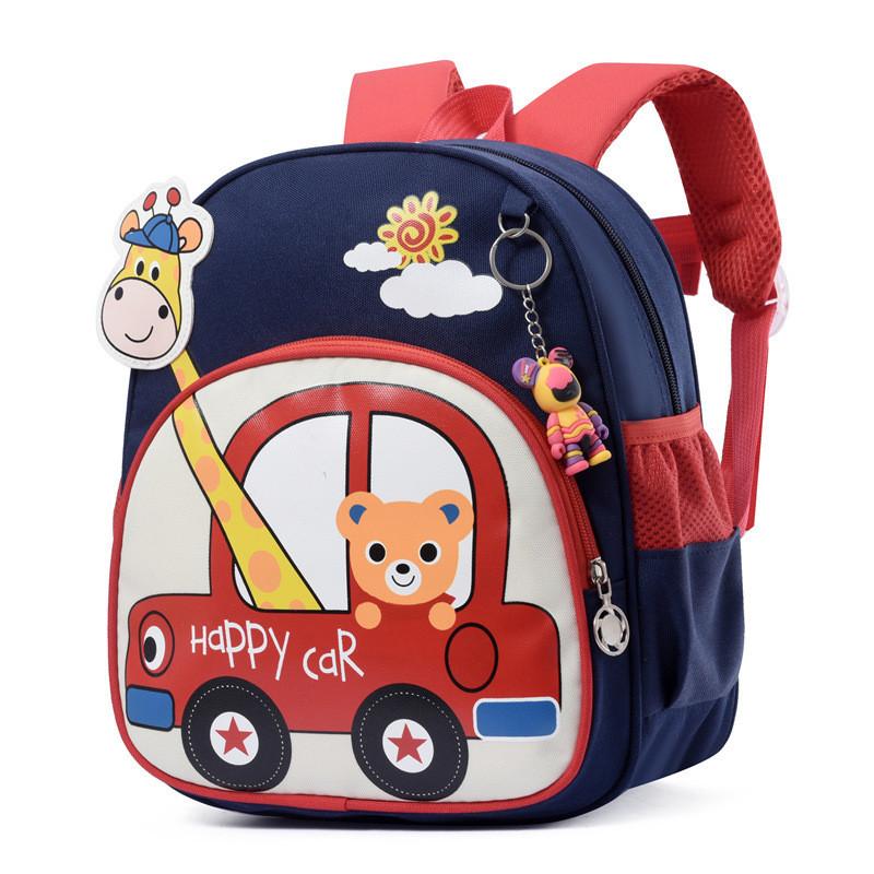 New Trendy Children Bag Oxford Fabric Ventilated Burden-reducing Kids School Backpack Cartoon Rabbit