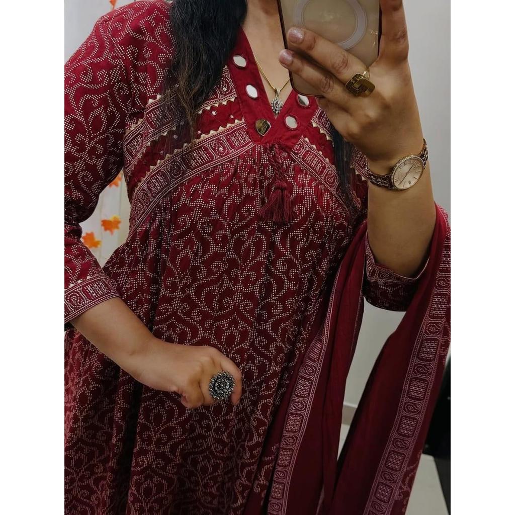Tenue de Mariage Bollywood Anarkali Suit Ensemble Kurta Pantalon Dupatta Ethnique pour Femmes Indiennes