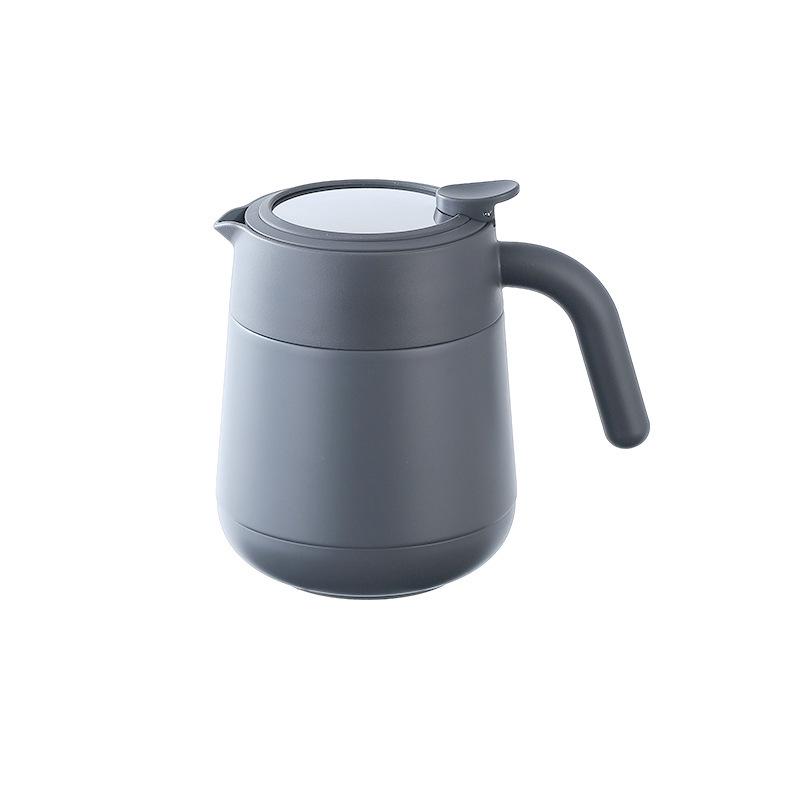 High-End 316 Stainless Steel Insulated Teapot with Tea and Water Separation, 800ml Capacity, Muffled Design, Gift Kettle with Engraving Options.