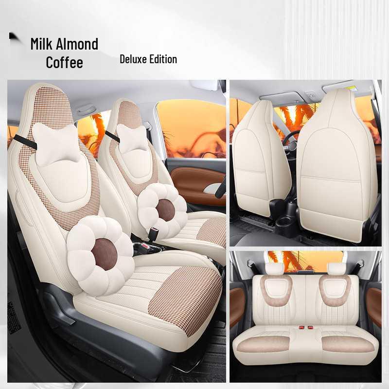 2024 Wuling Hongguang Mini Third Gen Full Coverage Cartoon Seat Cushions for Women