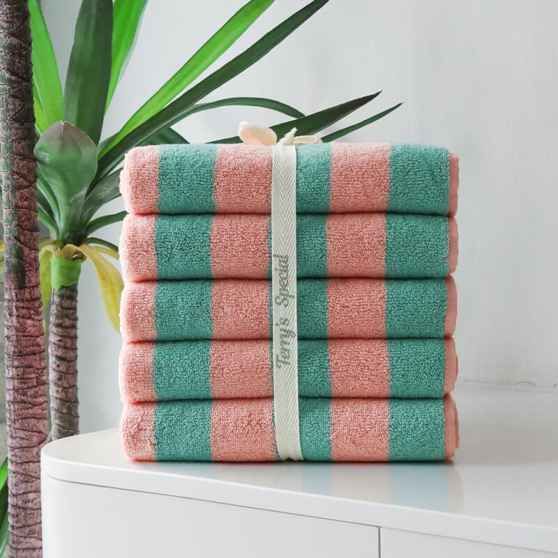 200g awning/pop awning striped hotel towels (5 sheets)