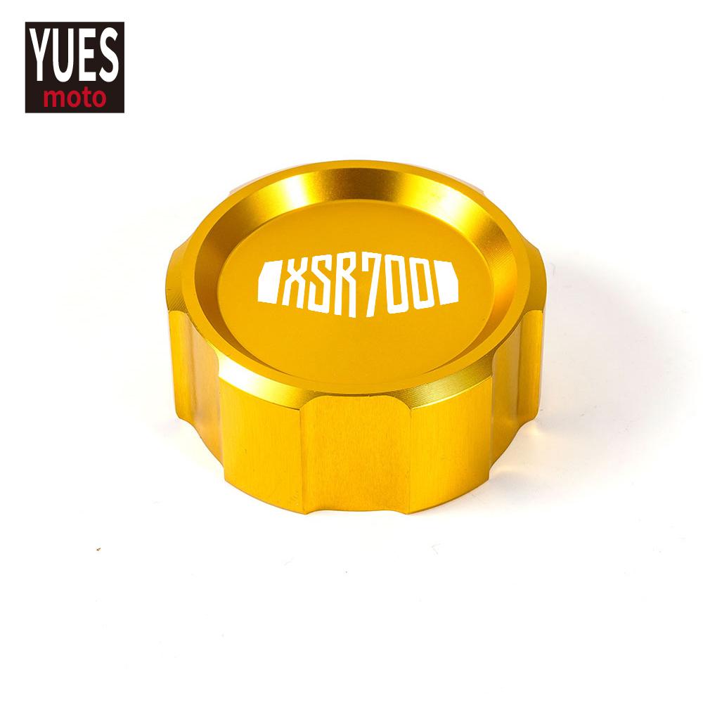Motorcycle Accessories Front & Rear Brake Fluid Cylinder Reservoir Cover Cap Free Shipping For YAMAHA XSR700 XSR xsr